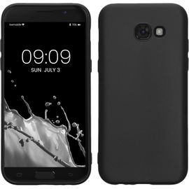 SJZG-Housse Compatible Avec Samsung Galaxy A5 (2017) Coque - Housse De Téléphone Protection Souple En Silicone - Noir Mat