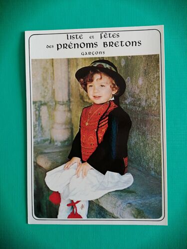 Liste Et Fetes Des Prénoms Bretons - Carte Postale