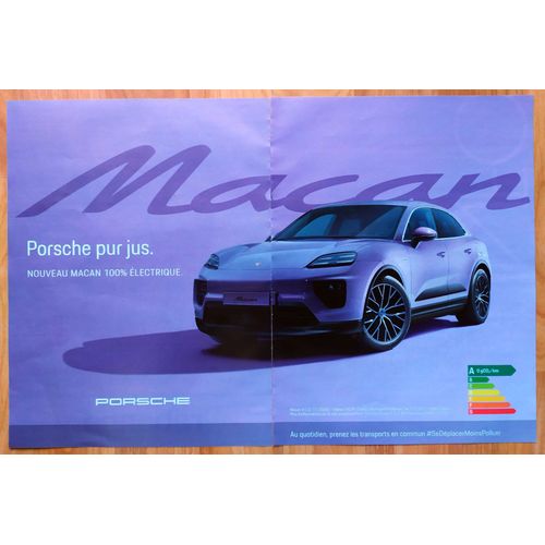 Publicité Papier - Voiture Porsche Macan De 2025