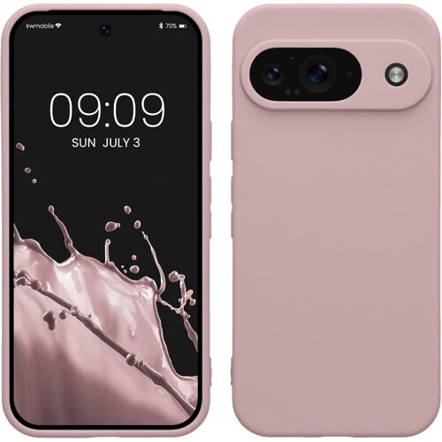 JGD-Housse Compatible avec Google Pixel 9 Coque - Housse de téléphone en TPU avec Protection Appareil Photo - Nude Lilac