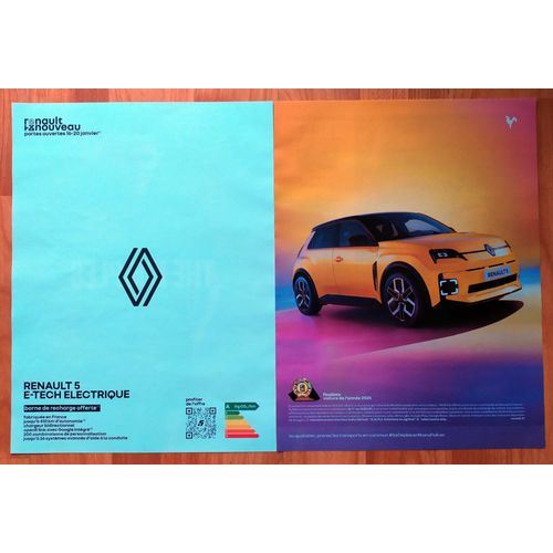 Publicité Papier - Voiture Renault 5 E-Tech-Electrique De 2025