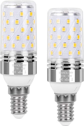 2 Pièces Ampoules Led E27 Blanc Chaud 2700k, 9w Équivalent 80w, 950 Lumens, 360° Angle, Ampoule Led Culot Edison À Vis E27, Non Variable