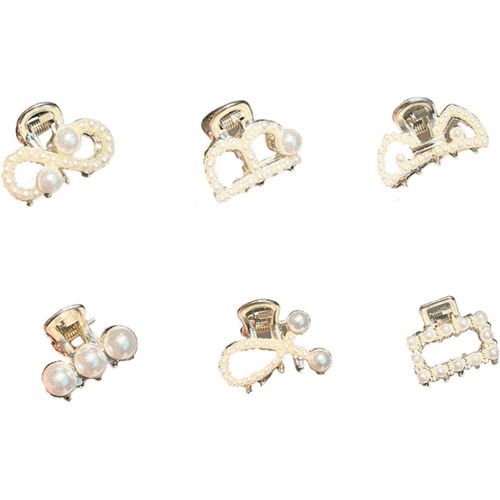Tianyi-Lot De 6 Mini Pinces À Épiler Pour Cheveux - Bangs - Accessoires Pour Cheveux Mignons Pour Filles Et Femmes (Set 3#) 