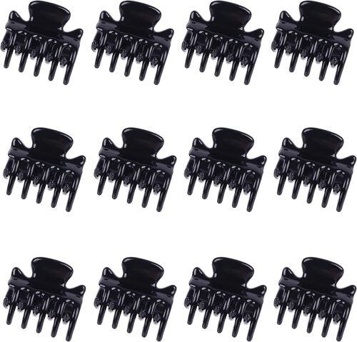 12 Pieces Medium Hair Clips Non-Slip Hair Clips For Thick Hair For Women And Girls (1.25 Inch)