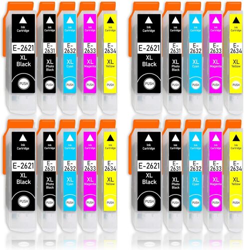 20 X No. 26Xl Compatible Ink Cartridges For Expression Premium Xp-510, Xp-520, Xp-600, Xp-605, Xp-610, Xp-615, Xp-620, Xp-625, Xp-700, Xp-710, Xp-720, Xp-800, Xp-810, Xp-820