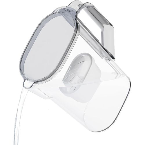 Carafe D'eau Filtrante Pour Réfrigérateur 2,7l, Pichet Filtrante Avec Filtre A Eau Compatible Avec Brita Maxtra, Réduction Du Calcaire, Du Chlore \U2013 Noir