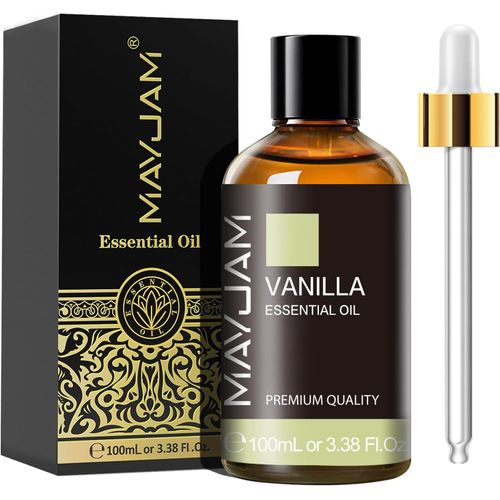 JGD-Huile Essentielle de Vanille 100ML de Haute Qualité pour Diffuseur, Humidificateur, DIY, Home, Wardrobes