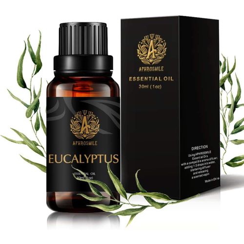 Aromathérapie Huile essentielle d'eucalyptus,100% Pure Huile d'eucalyptus pour Diffuseur,Humidificateur,1oz-30ml thérapeutique qualité Eucalyptus Huile essentielle pour maison