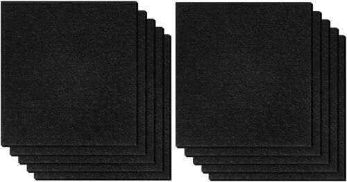 Kalanka-10pcs Filtres De Rechange Pour Chat De Filtre À Filtre À Charbon Pour Litière, Filtres À Odeur De Carbone De Filtres À Charbon Actif Pour Bac À Litière Pour Chats À Couvercle Et Bac Pour Chat