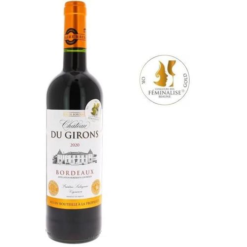 Château Du Girons 2020 Bordeaux - Vin Rouge De Bordeaux