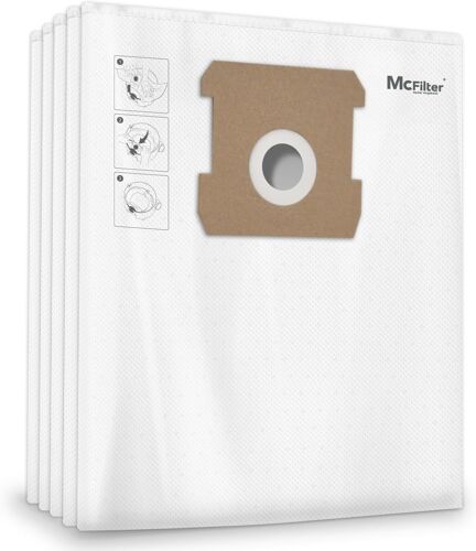 10 sacs à poussière 12l | compatibles avec TOUS les aspirateurs eau et poussière Einhell 12 litres | sac collecteur de saletés | convient comme 2351159 | sacs - Type DSM 44