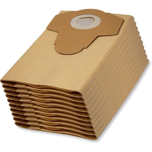 10 Sacs d'aspirateur - 20 L PNTS 1300 - Coloris Marron 906-05 - Pour aspirateur sec / humide