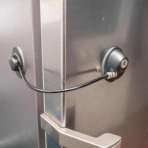 Serrures De Sécurité Pour Enfants Avec 2 Clés Pour Placards,Armoires,Réfrigérateurs Et Congélateurs,Sécurité Dans La Maison,Adhésif,Sans Résidus,Sécurité À Pour Bébés Et Enfants,Noir