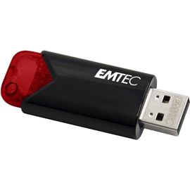 Clé USB 3.0 (3.2) Click Easy B110, Mémoire Flash Drive De 256 Go, Stockage Externe, Lecture 20Mb/S, Écriture 10Mb/S, Click Easy 21 X 57 X 12 Mm, Rouge ECMMD256GB113