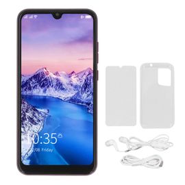 Telephone portable 6,26 pouces android 10 avec reconnaissance faciale, RaM 4 Go, ROM 64 Go, or rose