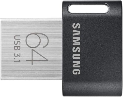 MUF-64AB USB Flash Drive 64GB USB Type-A 3.1 (3.1 Gen 1) Black, Stainless Steel - USB Flash Drives (64GB, USB Type-A, 3.1 (3.1 Gen 1), Swivel, 3g, Black, Stainless Steel)