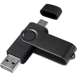 Clé Usb C 8 Go 1 Pièce,Otg Usb C Pen Drive,Usb 2.0 Et Usb C Flash Drive,Clé Usb Type C Pour Usb A+Usb C Smartphone Android Métal Noir