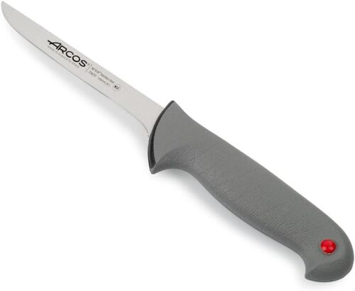 Jexnovashop-Couteau Désosseur Professionnel 130 Mm. Lame Acier Inoxydable Nitrum. Manche Ergonomique Polypropylène. Série Color Prof. Couleur Noir