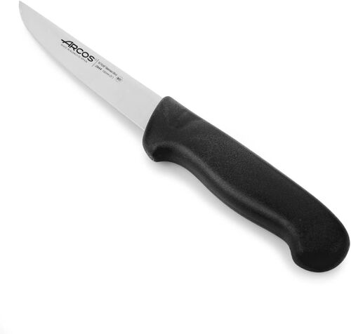 Couteau Désosseur Lame Acier Inoxydable Nitrum 130 Mm - Couteau De Boucher Professionnel Pour Viande - Manche Ergonomique Polypropylène Série 2900 - Rouge