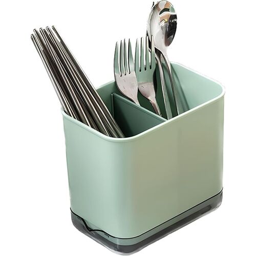 Kalanka-Egouttoir À Couverts, Range Éponges, Fourchette Cuillère Organisateur Rack, Porte Ustensiles Organiseurs, Pour Ranger Divers Ustensiles De Cuisine, Couteaux, Fourchettes, Cuillères Et Spatule