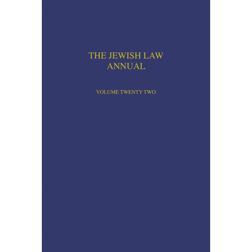 The Jewish Law Annual Volume 22