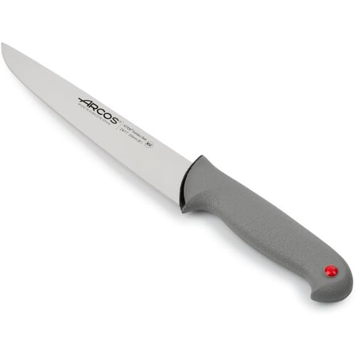 Couteau De Boucher En Acier Inoxydable Nitrum. Couteau De Cuisine Professionnel Pour Viande. Poisson Et Légumes. Manche Ergonomique En Polyoxyméthylène. Série 2900. Couleur Noire
