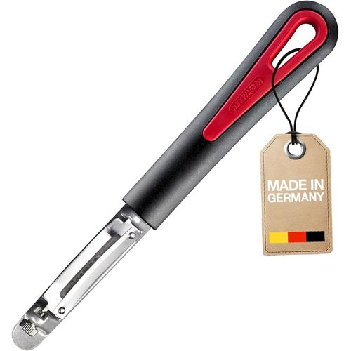 Eplucheur De Tomates Et De Kiwis Avec Lame Dentelée, Lame En Acier Inoxydable/Plastique, Tomfix Gallant, Noir/Rouge, 29462270