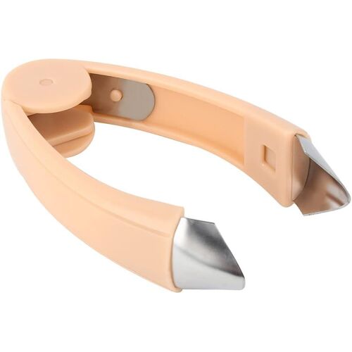 Pince À Ananas,Pince À Ananas Éplucheur D'ananas En Forme De V,Pince Ananas Oeil Peeler Couteau Ananas De Eye Remover,Couteau À Légumes Fruits Gadget Outils De Cuisine(Orange)