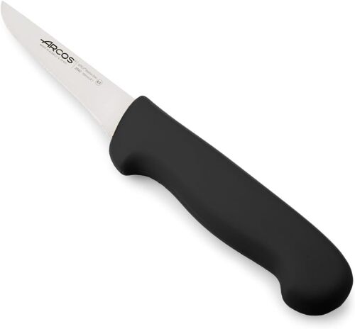 Couteau Désosseur Professionnel - Lame Acier Inoxydable Nitrum 100 Mm - Manche Polypropylène Noir - Idéal Pour Viande - Série 2900