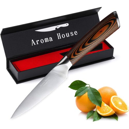 Jexnovashop-Couteau - Tranchants À Légumes Et Fruits - Cuisine Professionnelle - Pièces Forgées En Acier Au Carbone Allemand - Ergonomique - Boîte Cadeau