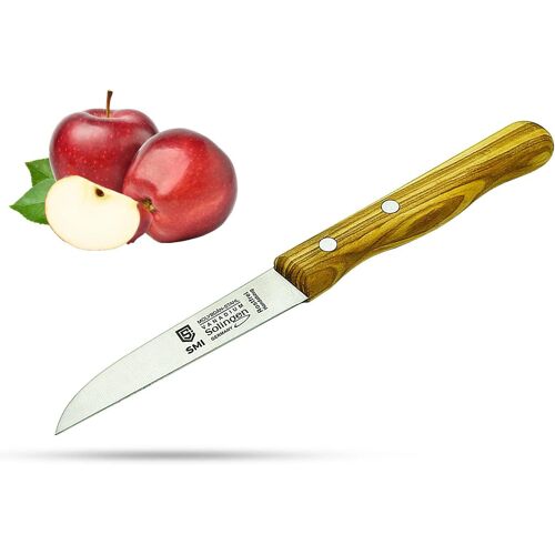 Jexnovashop-Couteau Office Solingen Couteau À Éplucher Manche En Bois D'olivier Couteau Cuisine Couteau À Fruits Couteau À Légumes Made In Germany