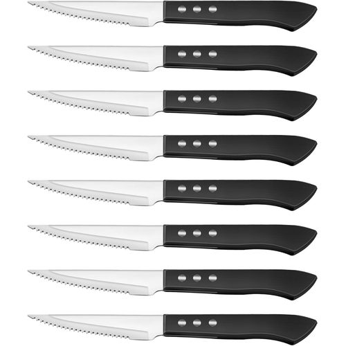 Couteau A Steak - 8 Couteaux À Steak - Couteau De Table Acier Inoxydable -Ensemble De Couteaux Et Ustensiles De Cuisine Professionnel