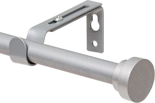 Tringle À Rideaux (Argenté),Robuste,En Acier Inoxydable,Réglable De 67 À 107 Cm,Convient Pour Accrocher Des Articles De Cuisine,Suspendre Des Rideaux De Chambre À Coucher