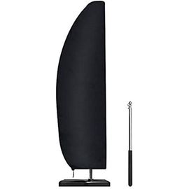 Housse De Protection Pour Parasol, 265 X 40/70/50 Cm, Parapluie, Flottant, Housse De Protection, Imperméable, Grande Couverture Du Parapluie, Résistant Aux Intempéries, Au Vent Et À La Neige, Noir