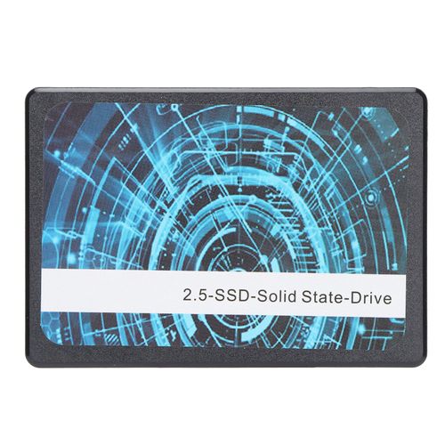 Disque dur SSD BU KING 2,5 pouces noir haute vitesse en plastique pour ordinateurs de bureau et portables, 120 Go