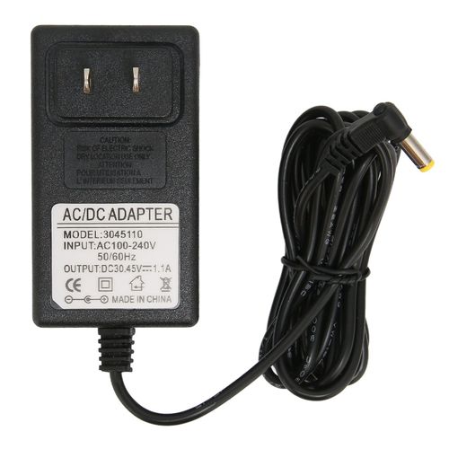 Chargeur d'aspirateur anti-interferences, protection contre les courts-circuits, adaptateur secteur 30,45 V/1,1 a, prise 100-240 V US