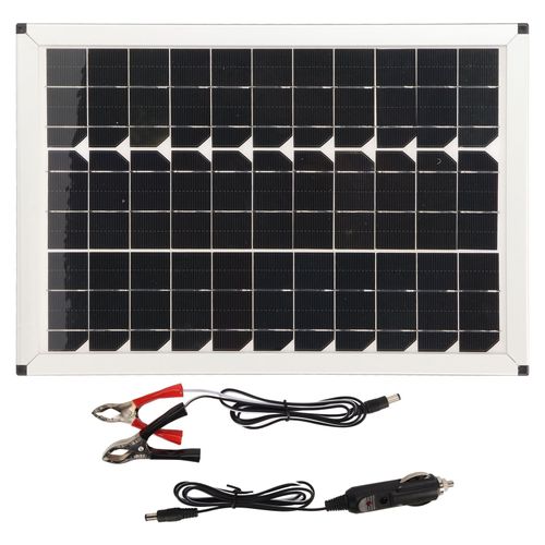 Kit Panneau Solaire 100 W, Charge Rapide, 12 V, Double Usb, Chargeur De Batterie Pour Voiture, Moto, Bateau, Camping-Car
