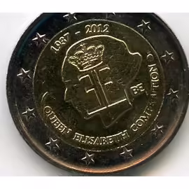 Belgique 2 Euros 2012 Commémorative Reine Elisabeth