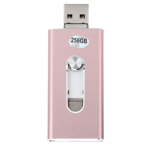 Cle USB 3 en 1 Micro U Disk 256 Go OTG pour android/iOS/Windows