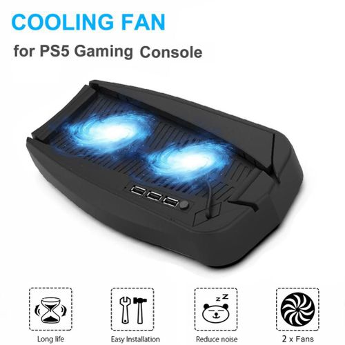 Support De Refroidissement Station De Ventilateur De Refroidissement Pratique Avec Support De Ventilateur De Refroidissement De Console De Jeu Hub Ps5