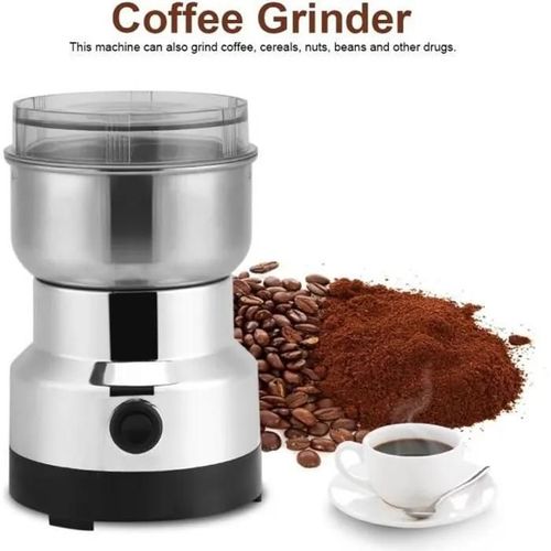 Broyeur à café en acier inoxydable - LAV - Moulin à café électrique pour la maison - Gris
