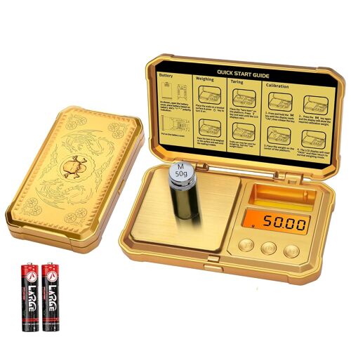 Balance Numérique De Poche 300g X 0.01g Précision¿ Petite Mini Balance En Or De Haute Précision Poids Numérique Grammes Et Oz Pour Bijoux,Diamants¿Flèches, Poudres Et Médecine