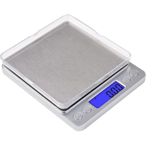 Balance De Précision 500g 0.01g, Balance De Cuisine Balance De Poche Balances De Bijoux, Haute Précision Balance Électronique, Écran Lcd Rétroéclairé, Fonction Tare Et Pcs, Avec Pl[Min5280589]