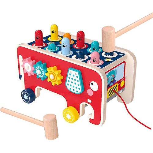 Jeu de frappe en bois pour éléphant, jeu éducatif pour la petite enfance, cadeaux pour garçons et filles