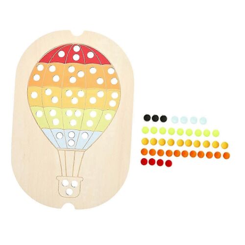 Jeu de société d'entraînement pour le tri des couleurs et des formes, pour enfants de 3, 4 et 5 ans, lot de 4-ensemble de ballons