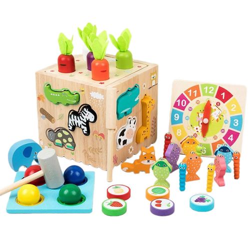 Jouet de pêche magnétique pour tout-petits, jouet de tri de formes pour enfants, jouet éducatif de coordination ?il-main-style5