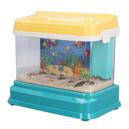 Aquarium artificiel électrique, simulation du monde sous-marin, son, lumière, pêche magnétique, jouets interactifs pour enfants