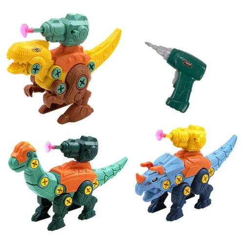 Jouets éducatifs dinosaures pour cadeaux d'anniversaire avec perceuse électrique