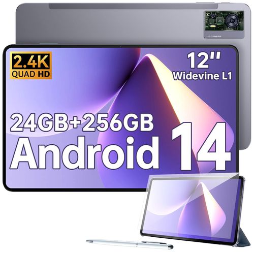 OUKITEL OT5S Tablette,Android,24Go+256Go Gris