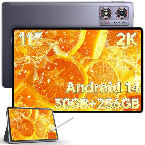 OUKITEL OT8 4G Tablette,Android13,30(6+24) Go+256Go Noir